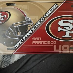 San Francisco 49ers License Plate Frame